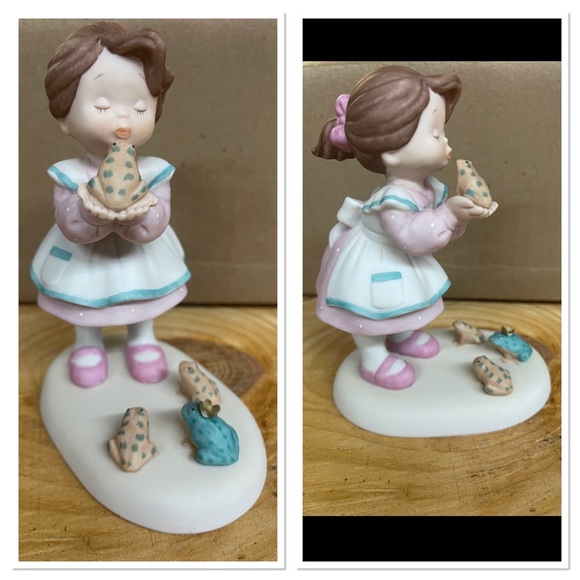 1992 Enesco Sisters & Best Friends Before You Meet Your Handsome Prince Toads - Picture 3 of 5